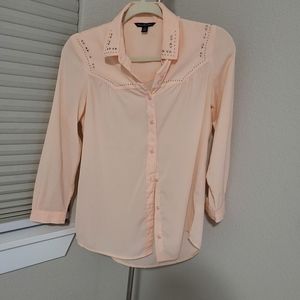 Pink chiffon blouse
